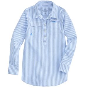 NWT Vineyard Vines Girls Harbor Shirt Cover-Up XL